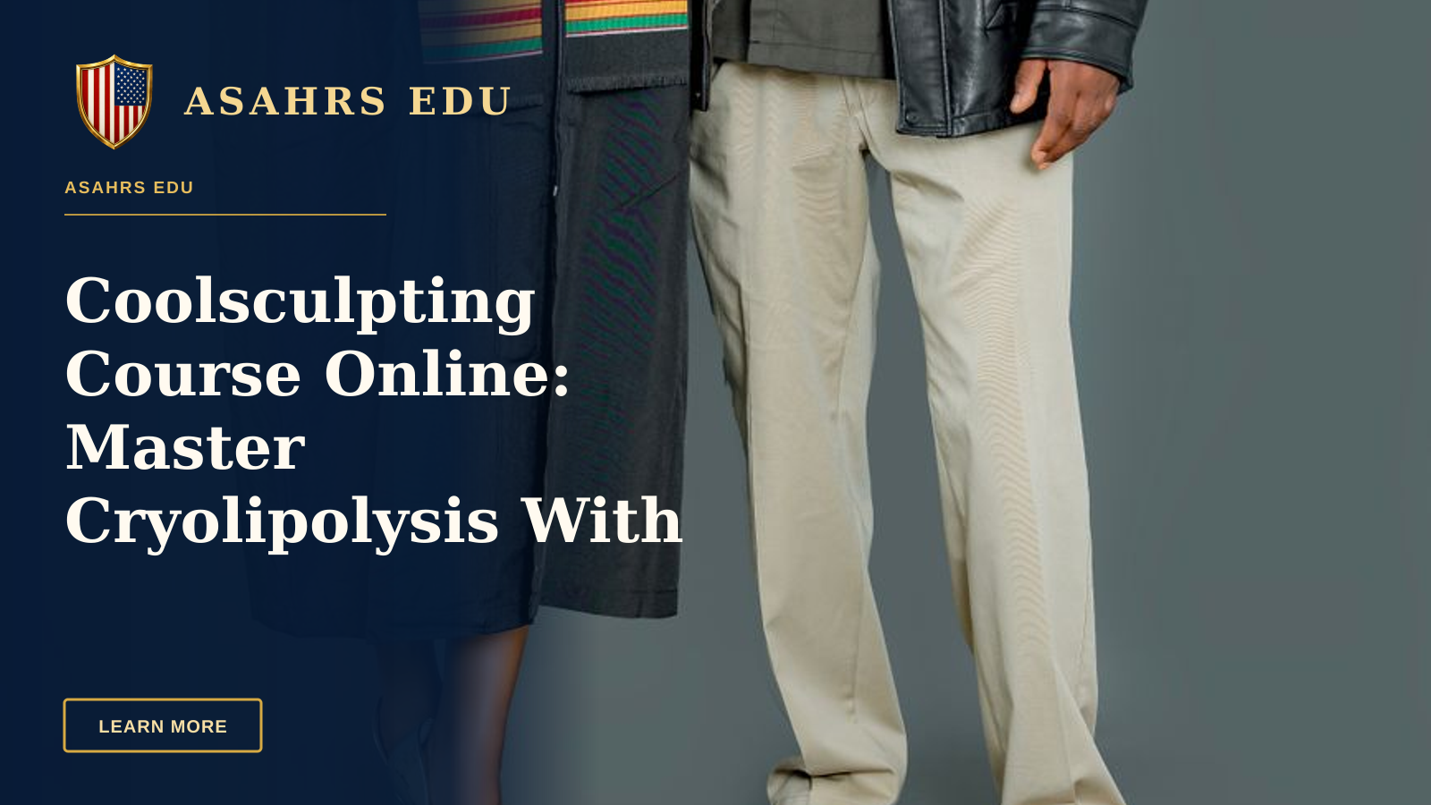 Coolsculpting Course Online: Master Cryolipolysis With ASAHRS EDU — Happy graduate in cap and gown poses with proud family member, celebrating academic success.