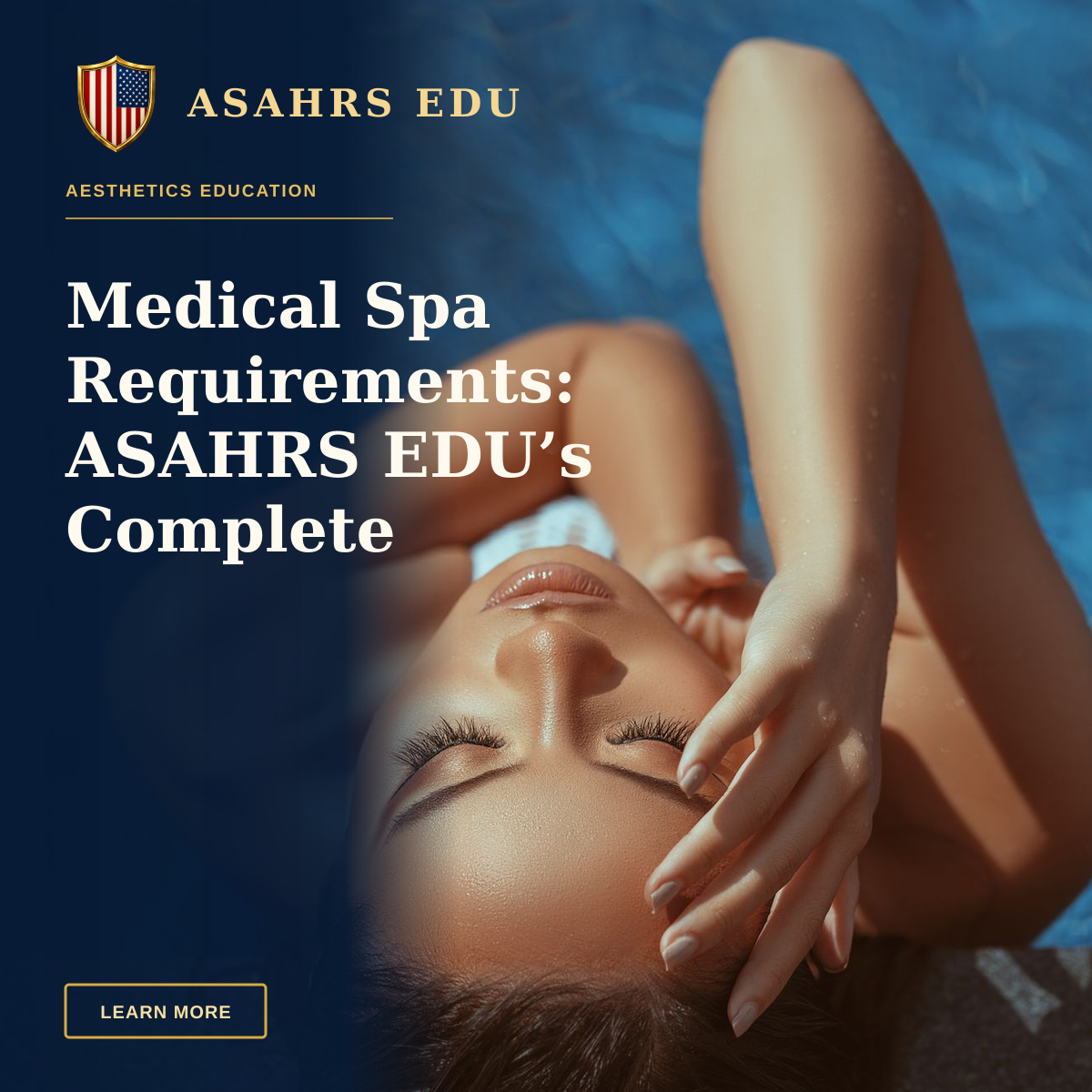 Medical Spa Requirements: ASAHRS EDU’s Complete Fellowship — A woman gracefully posing beside a swimming pool, capturing serene elegance and beauty.