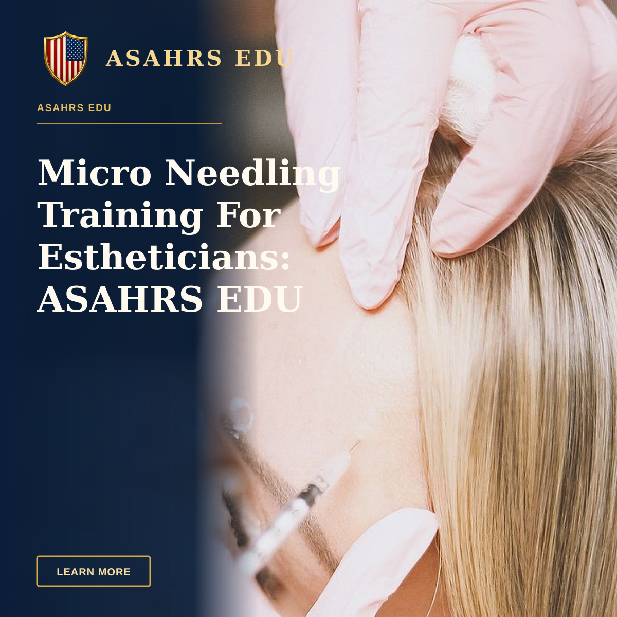 Micro Needling Training For Estheticians: ASAHRS EDU — Close-up of a cosmetic injection procedure in a modern spa setting, enhancing beauty and wellness.