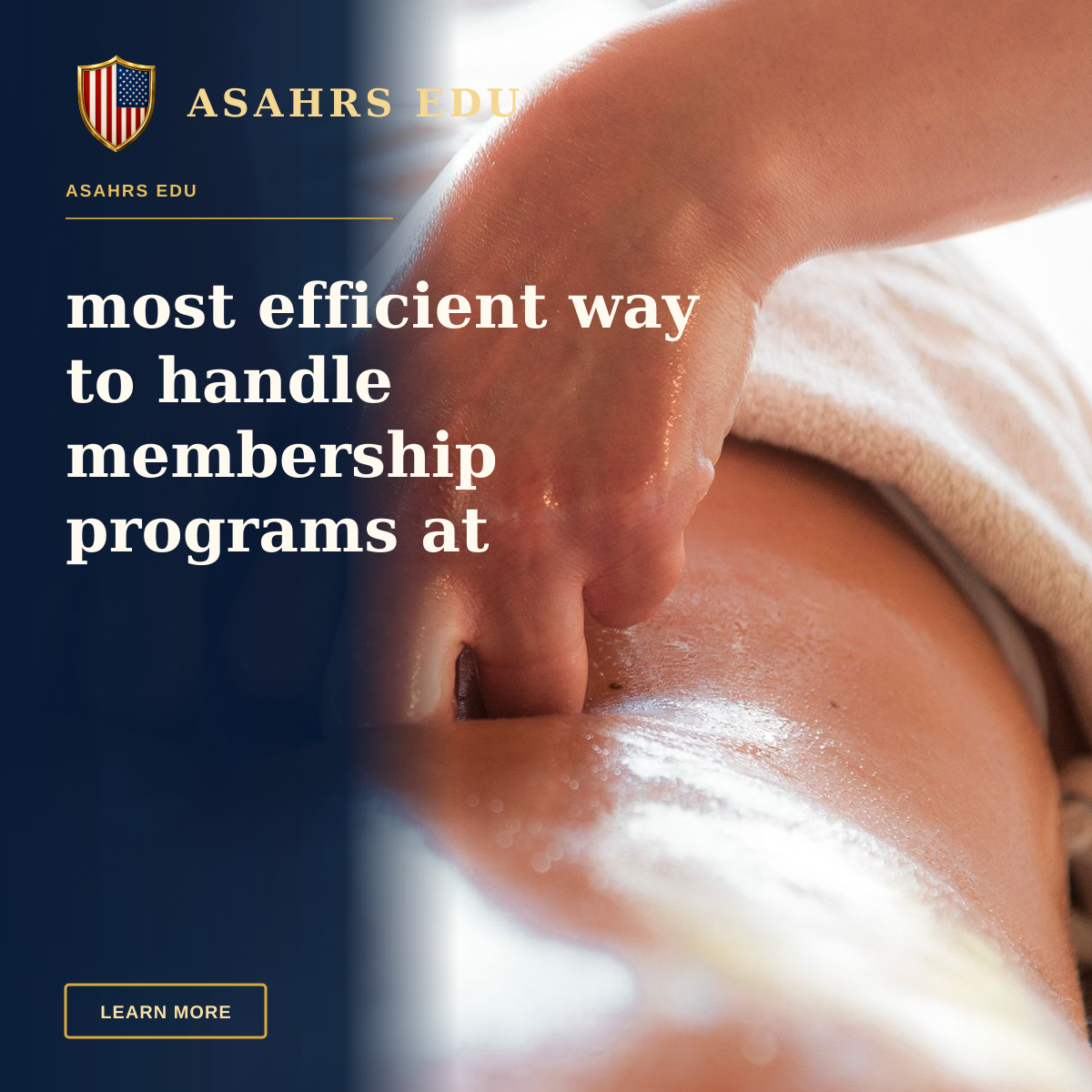 most efficient way to handle membership programs at wellness centers — Close-up of hands performing a deep tissue massage, emphasizing relaxation and wellness.