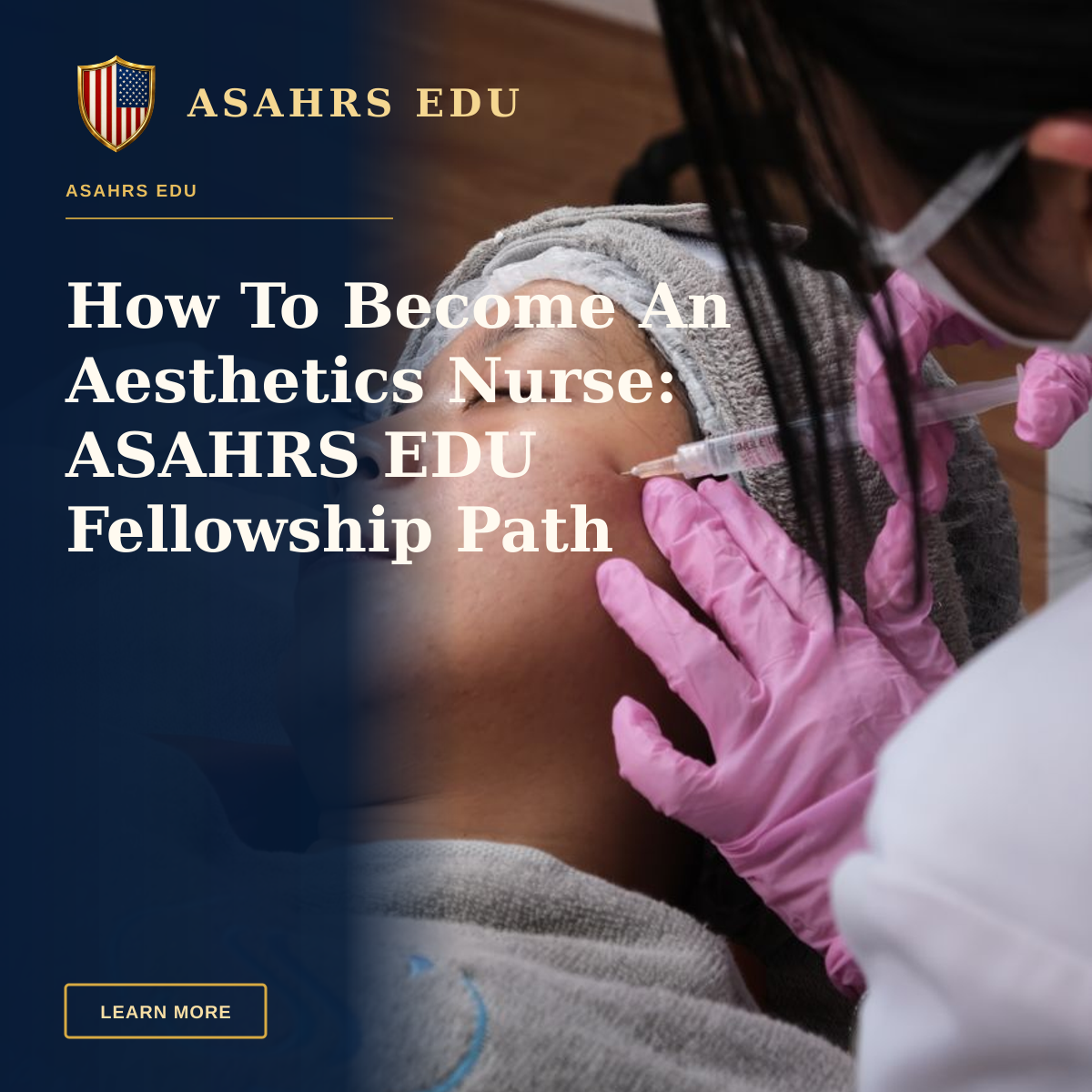 How To Become An Aesthetics Nurse: ASAHRS EDU Fellowship Path — Aesthetic treatment being administered in a clinic setting, showcasing professional care.