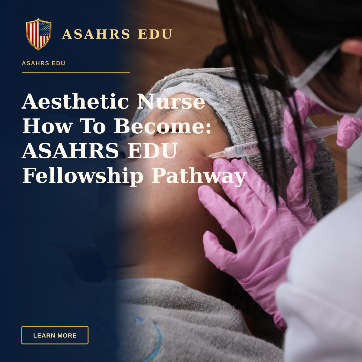 Aesthetic Nurse How To Become: ASAHRS EDU Fellowship Pathway — Aesthetic treatment being administered in a clinic setting, showcasing professional care.