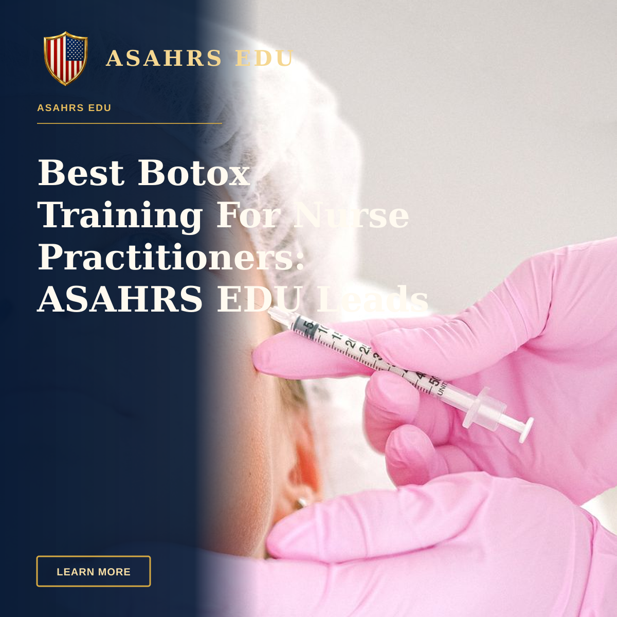 Best Botox Training For Nurse Practitioners: ASAHRS EDU Leads — Close-up of a beautician administering facial injection treatment to a woman in a clinical setting.