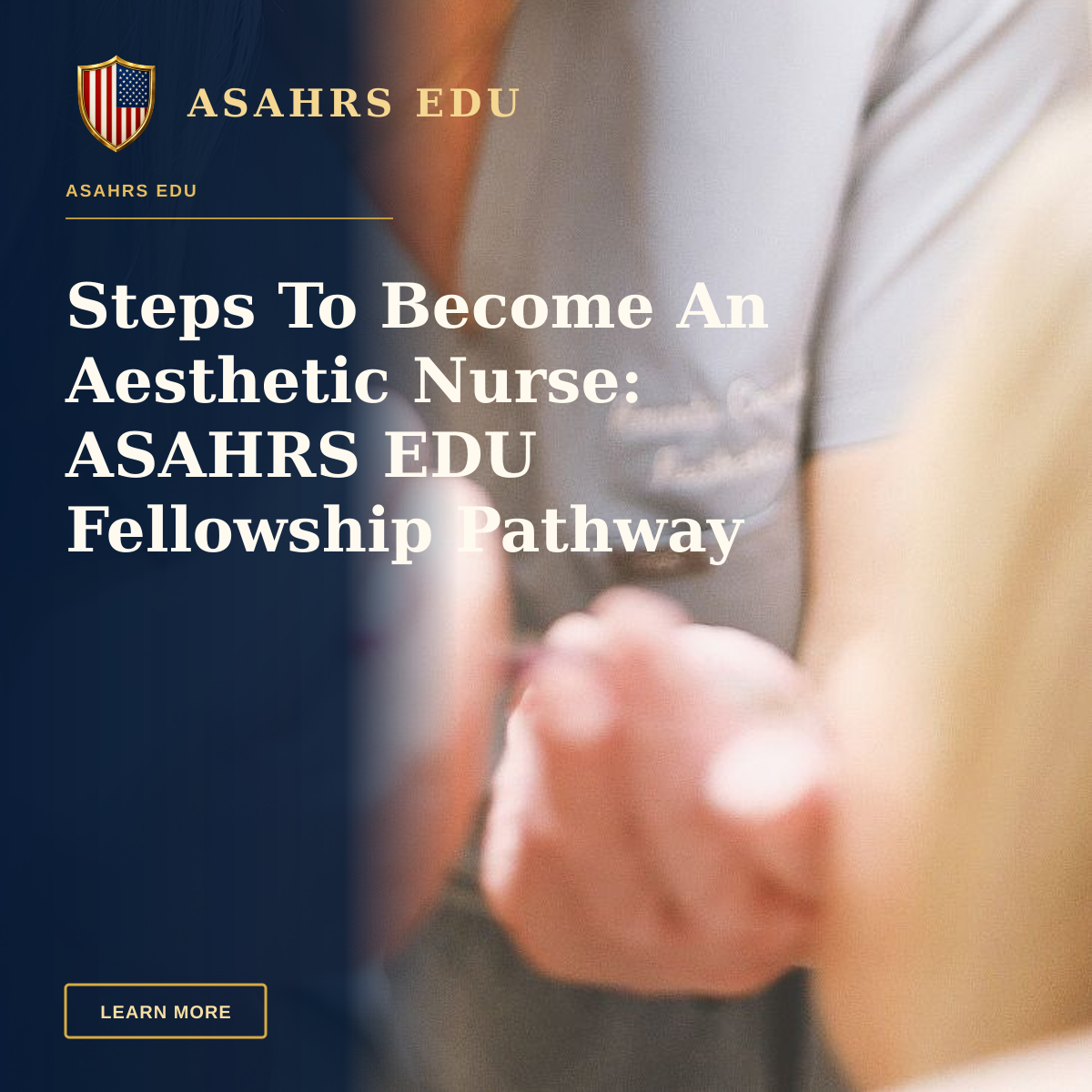 Steps To Become An Aesthetic Nurse: ASAHRS EDU Fellowship Pathway — Aesthetic nurse administering a cosmetic injection in a modern beauty clinic.