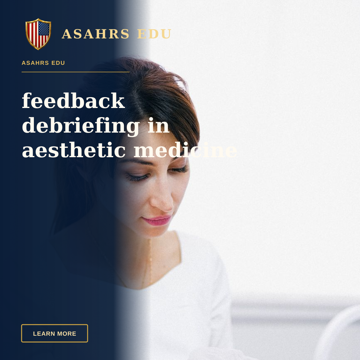 feedback debriefing in aesthetic medicine — Aesthetician performing a facial skin care treatment on a woman at a beauty clinic.