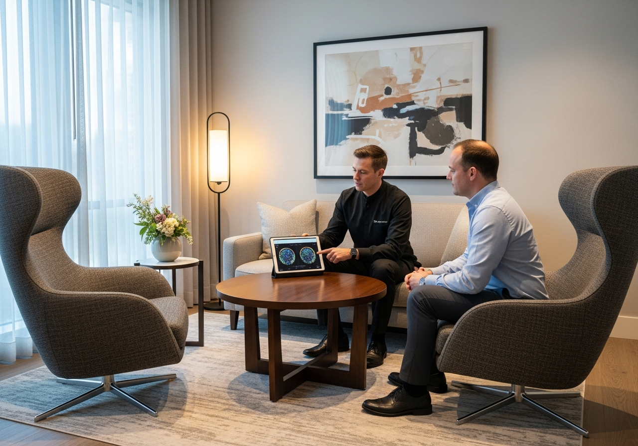 Private consultation lounge