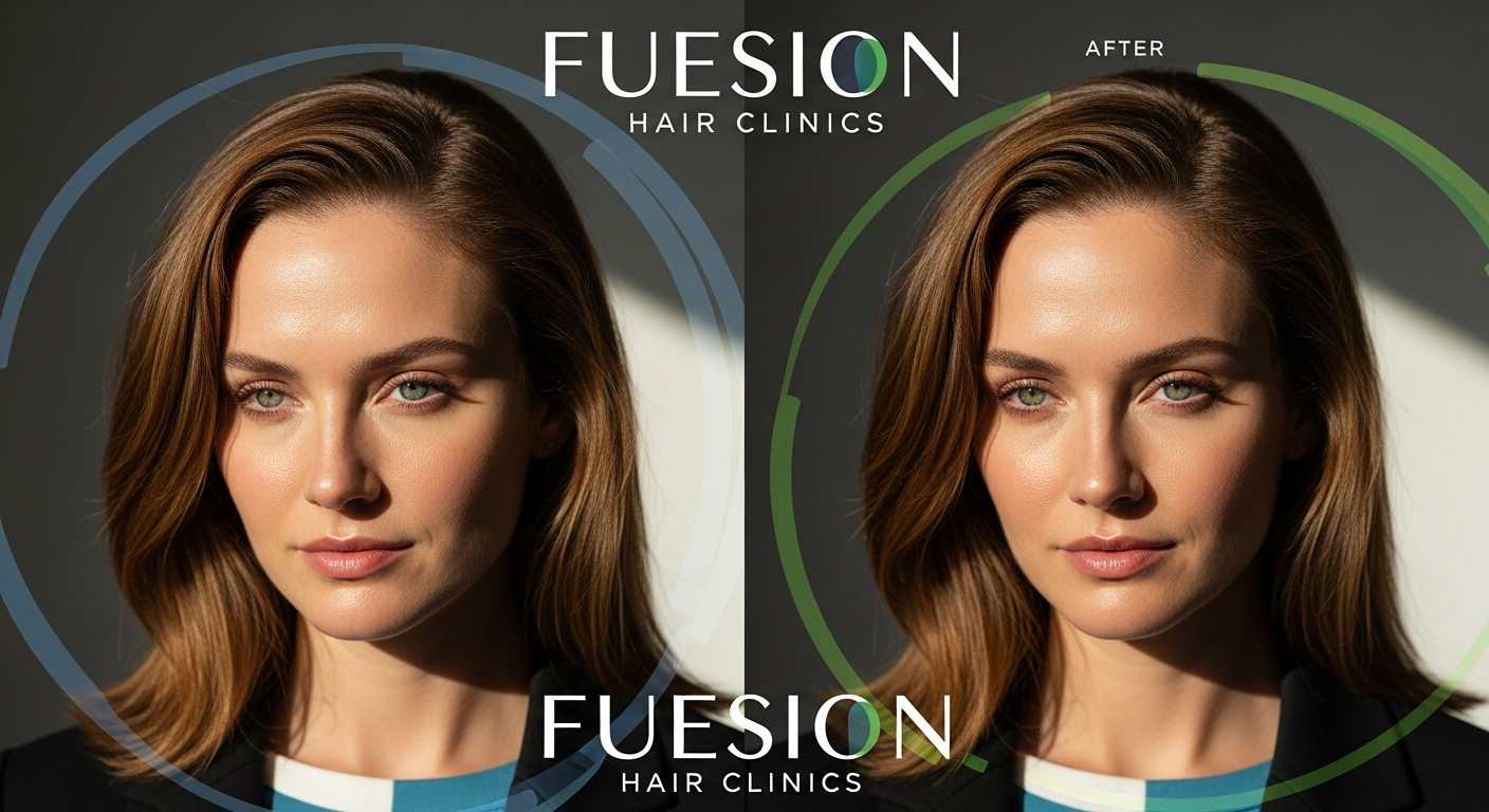 HAIR TRANSPLANT BEFORE AND AFTER FOR WOMEN: FUESION HAIR CLINICS SURGEON LED CARE