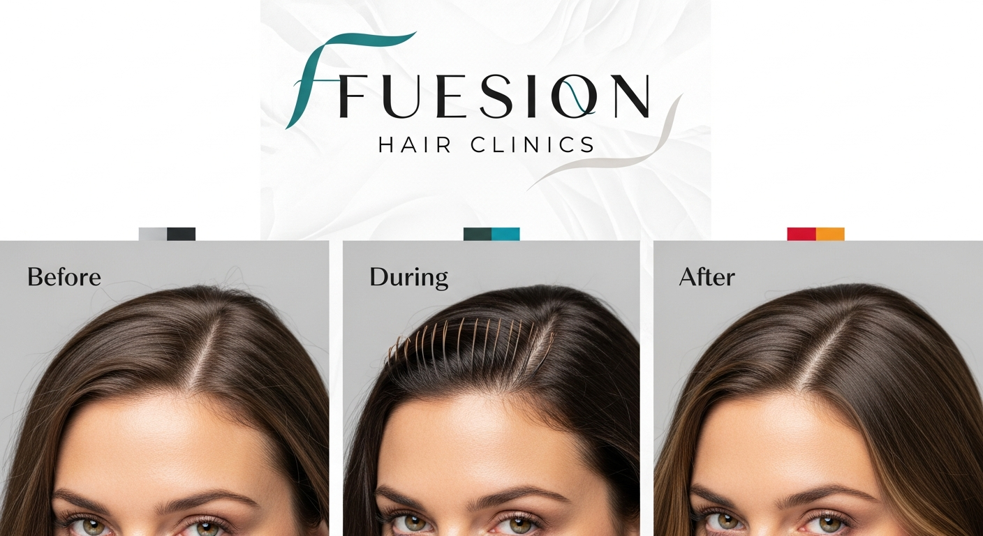 COST HAIR TRANSPLANT WOMEN: FUESION HAIR CLINICS SHOWS BEFORE AND AFTER RESULTS