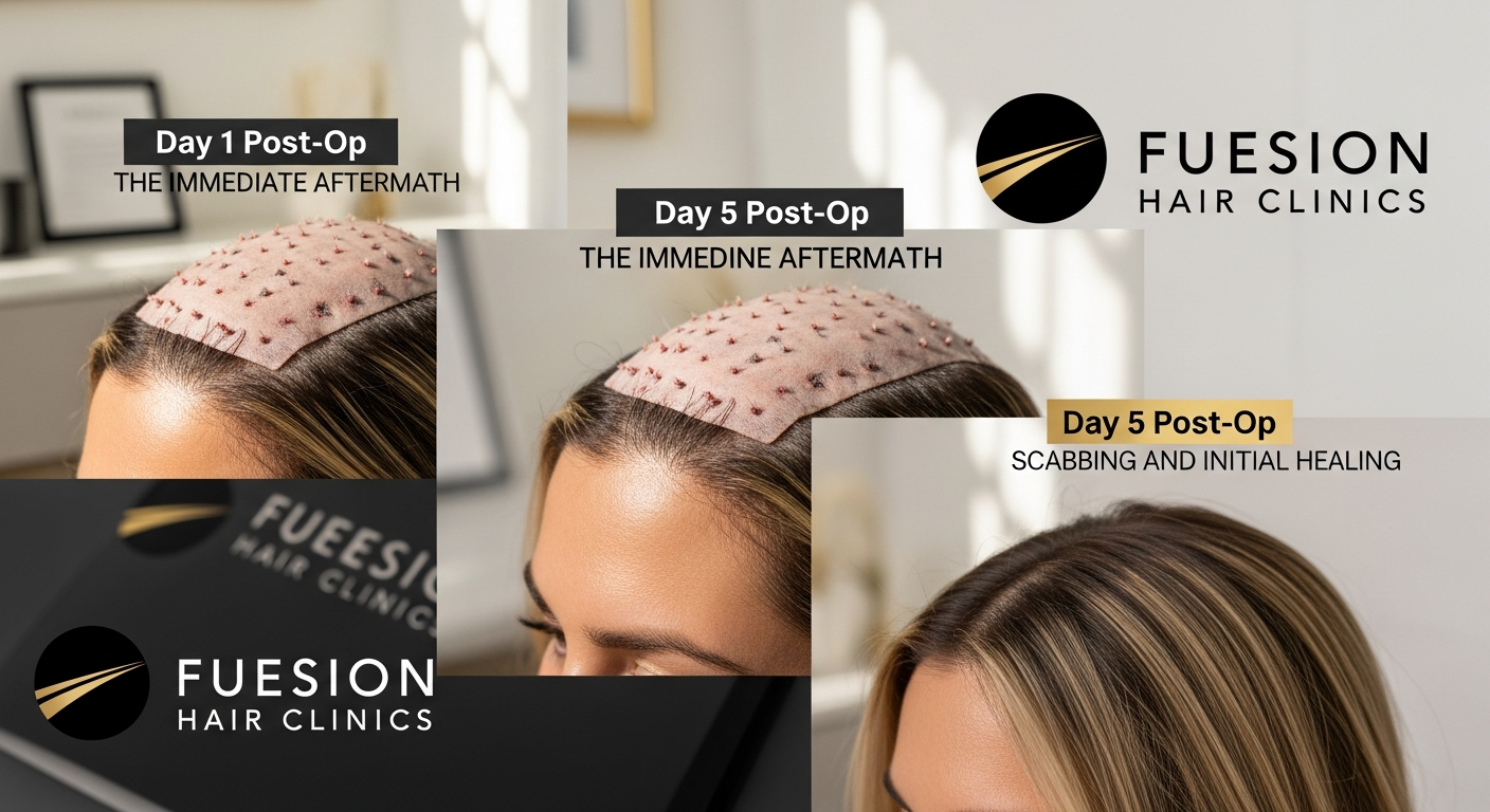 FUE HAIR TRANSPLANT RECOVERY TIMELINE: FUESION HAIR CLINICS' GUIDE