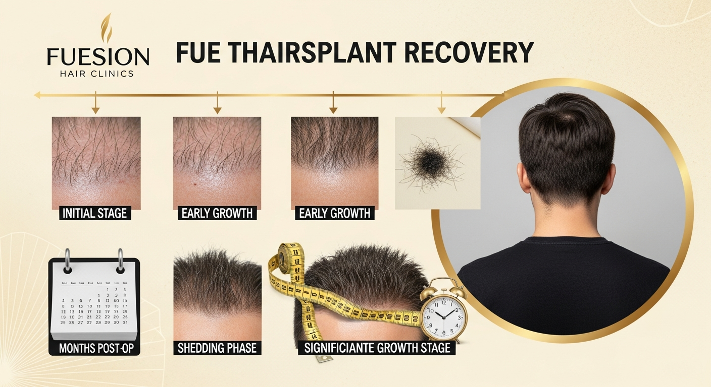 FUE HAIR TRANSPLANT RECOVERY TIMELINE: FUESION HAIR CLINICS' MILESTONES