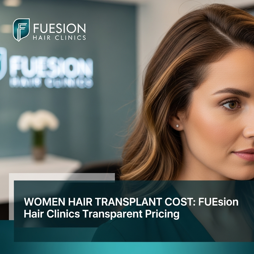 WOMEN HAIR TRANSPLANT COST: FUESION HAIR CLINICS TRANSPARENT PRICING