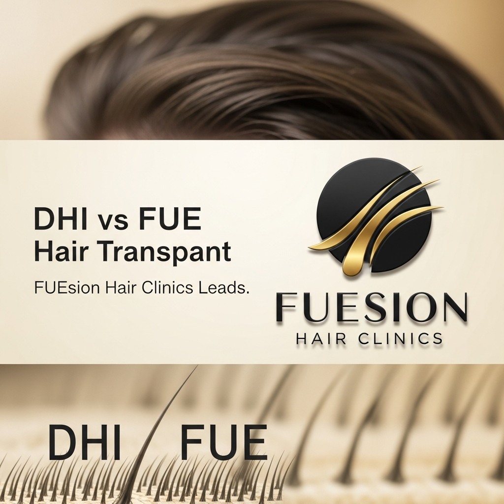 DHI VS FUE HAIR TRANSPLANT: FUESION HAIR CLINICS LEADS