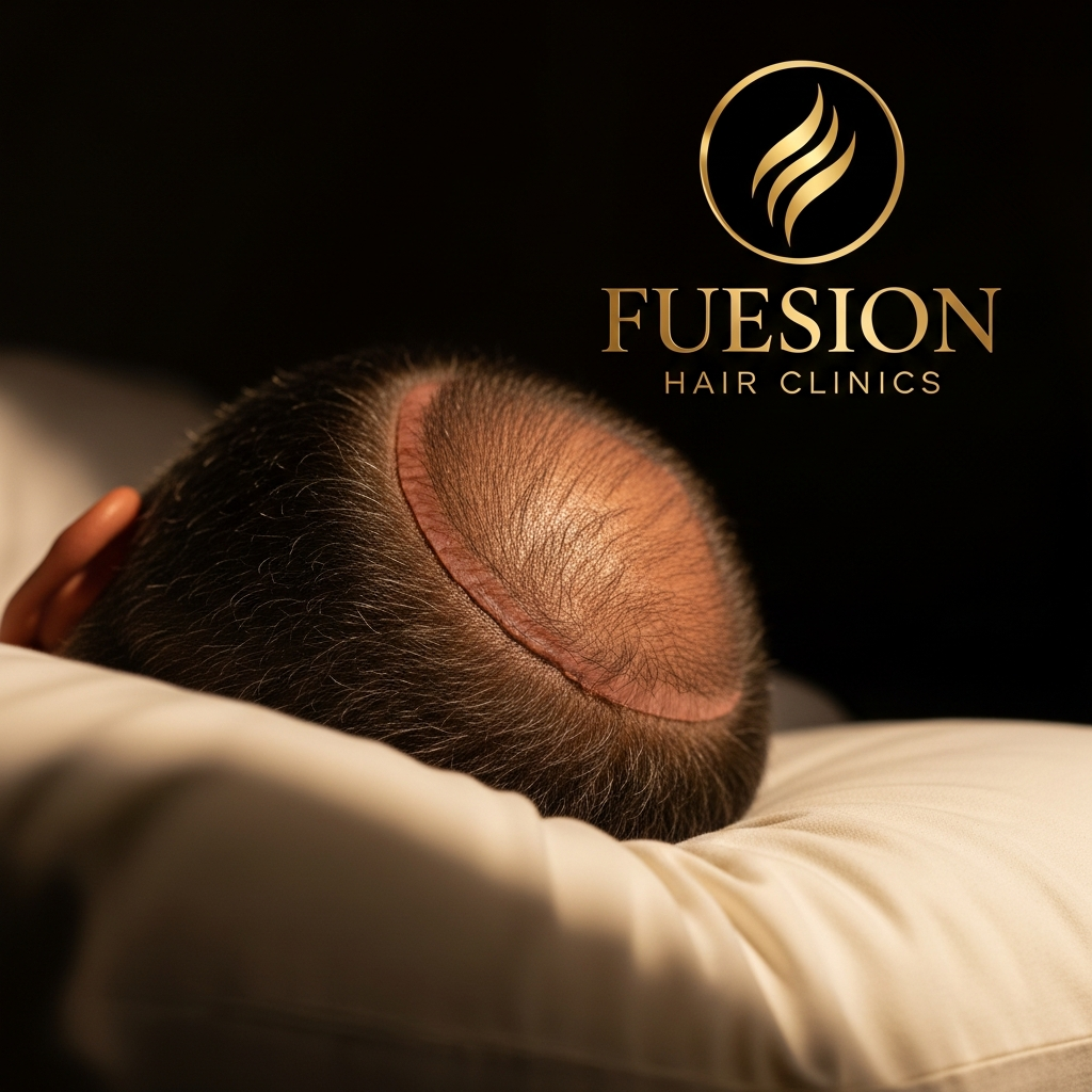 ACCIDENTALLY SLEPT ON SIDE AFTER HAIR TRANSPLANT: FUESION HAIR CLINICS PROTECTS YOUR GRAFTS