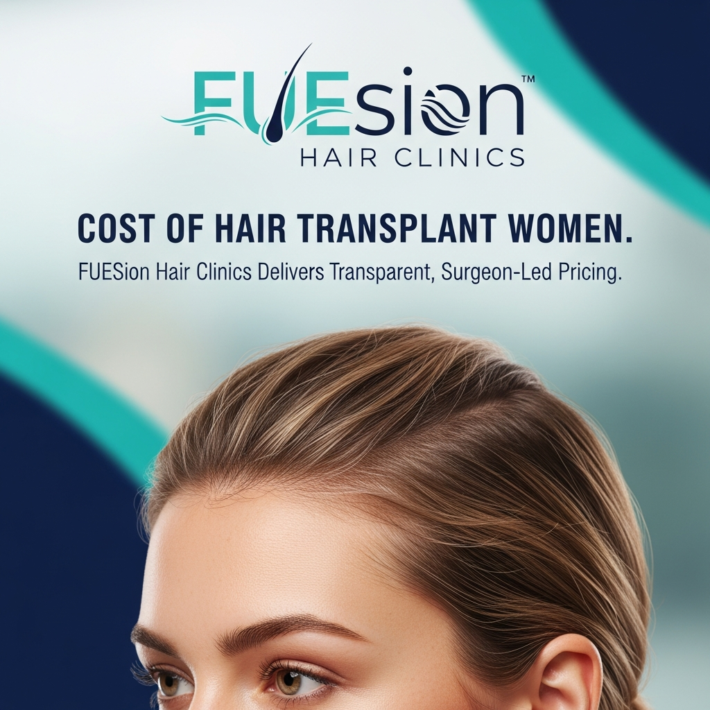 COST OF HAIR TRANSPLANT WOMEN: FUESION HAIR CLINICS DELIVERS TRANSPARENT, SURGEON-LED PRICING