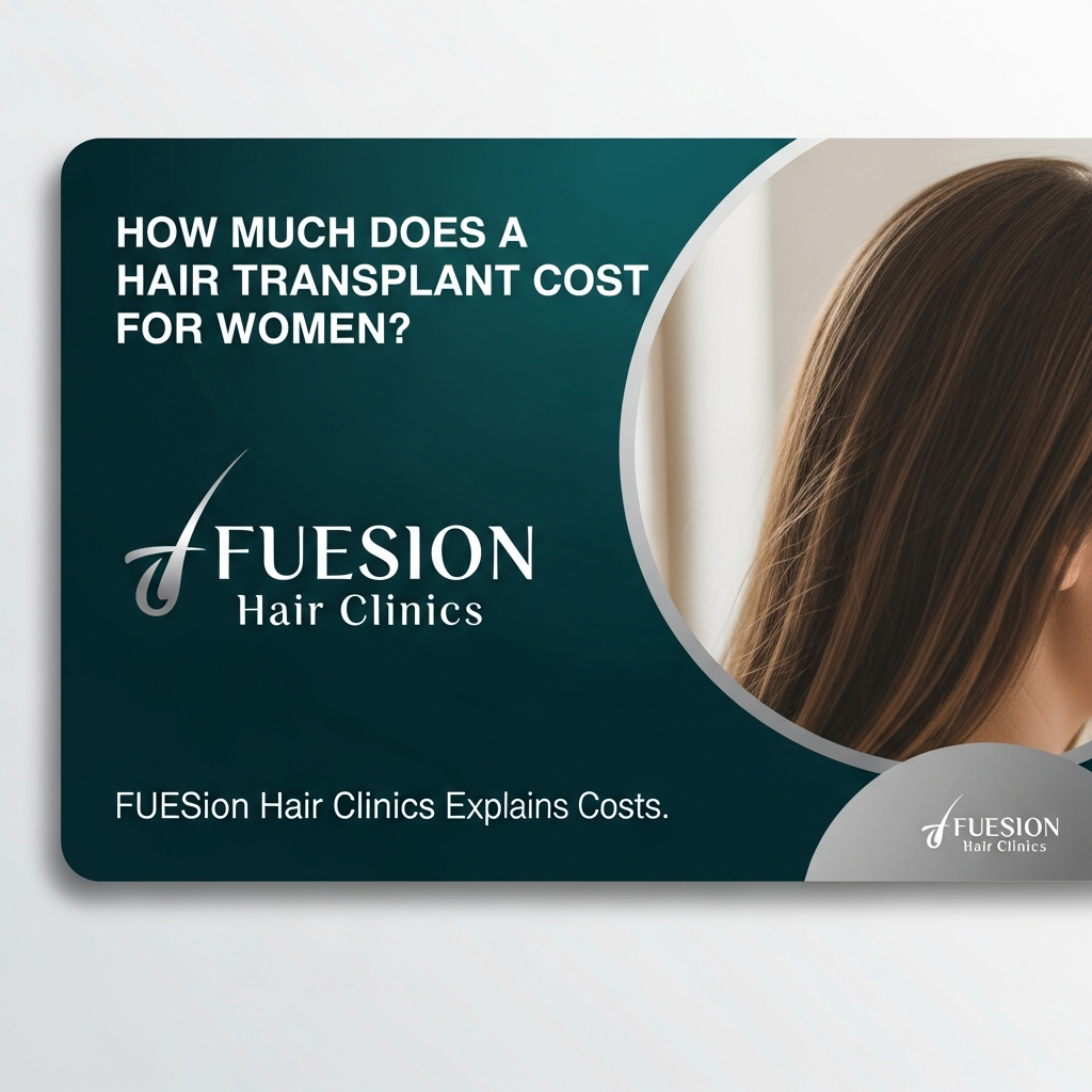 HOW MUCH DOES A HAIR TRANSPLANT COST FOR WOMEN: FUESION HAIR CLINICS EXPLAINS COSTS