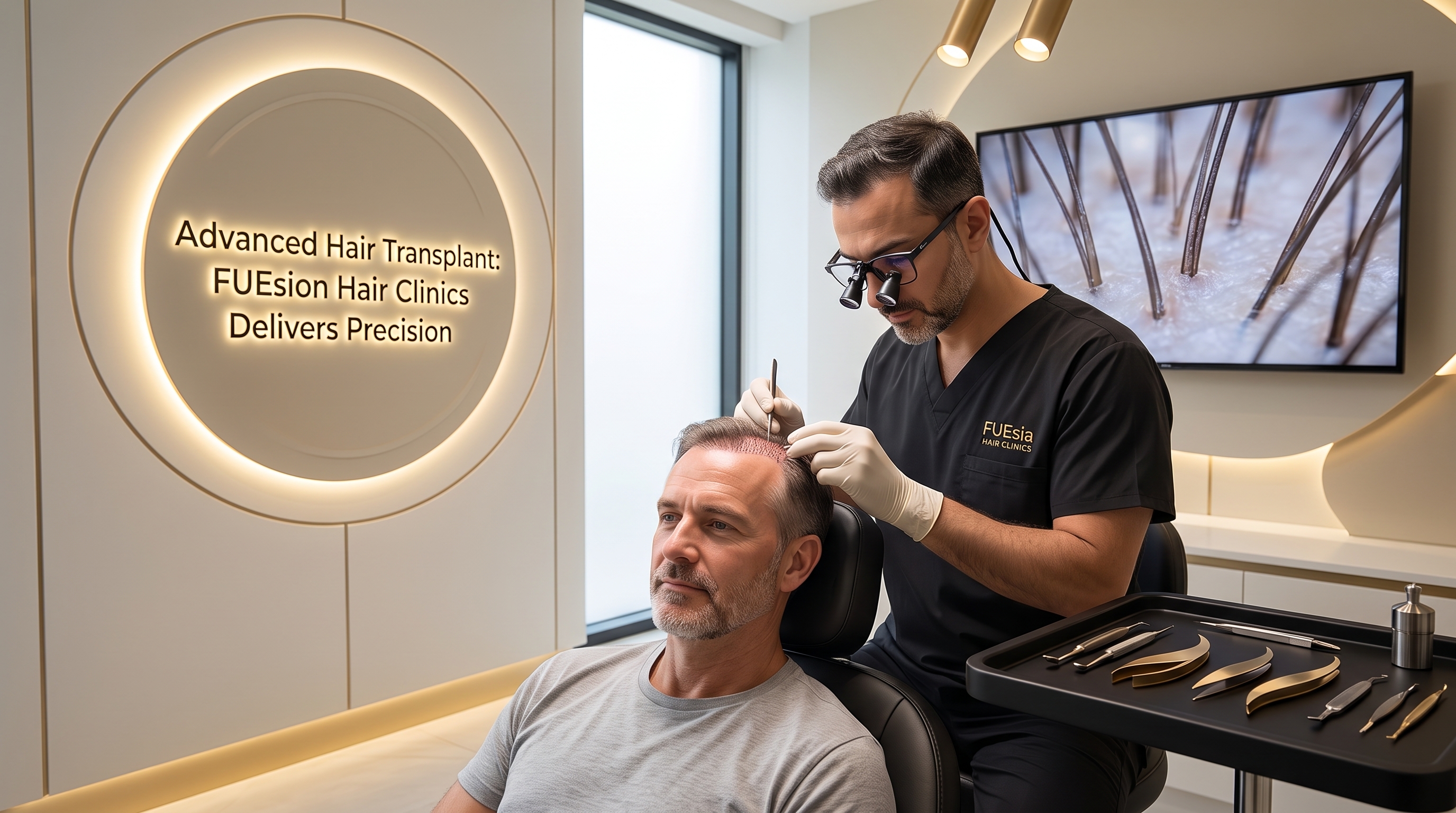 ADVANCED HAIR TRANSPLANT: FUESION HAIR CLINICS LEADER IN TECH