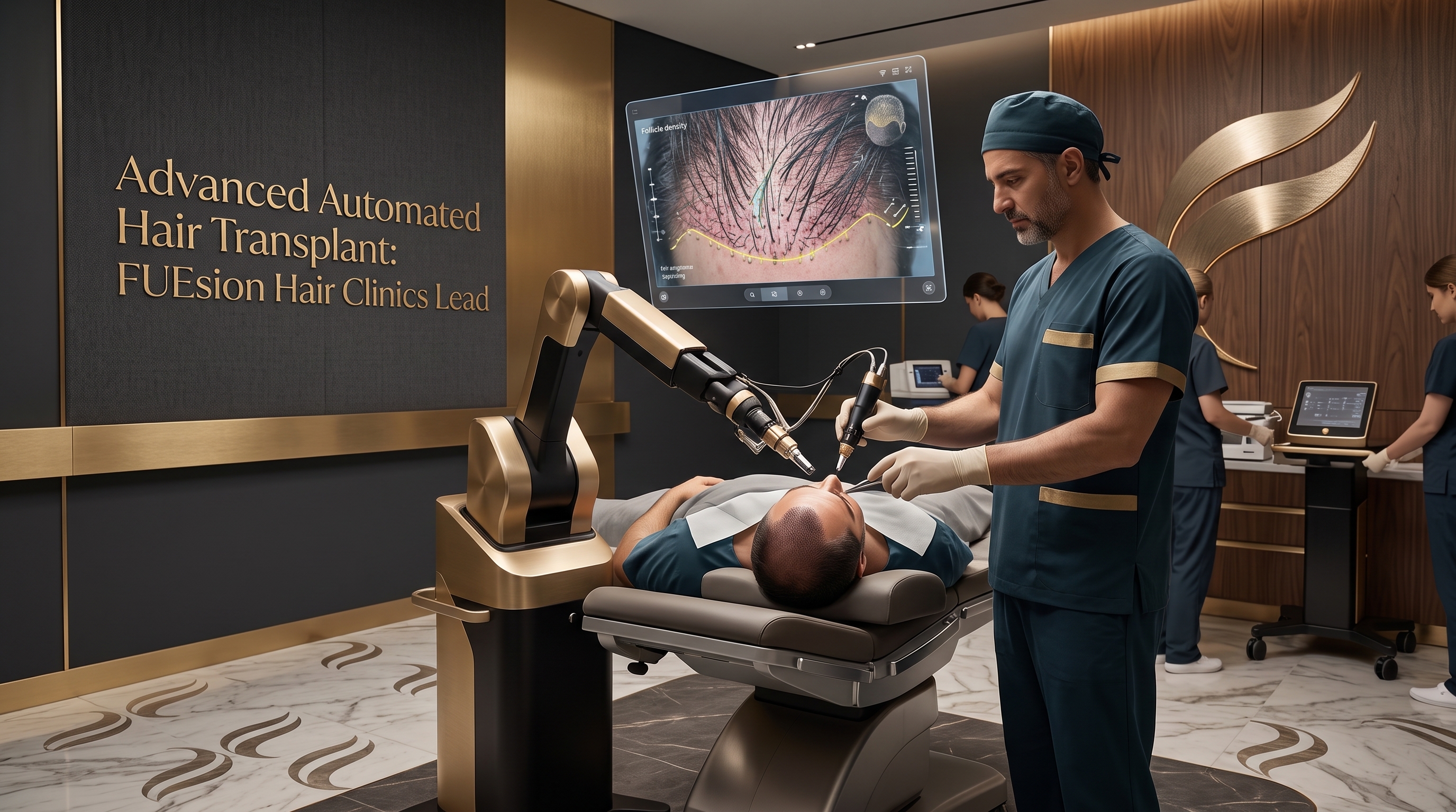 ADVANCED AUTOMATED  HAIR TRANSPLANT: FUESION HAIR CLINICS DELIVERS AI & AR ASSISTED FUE