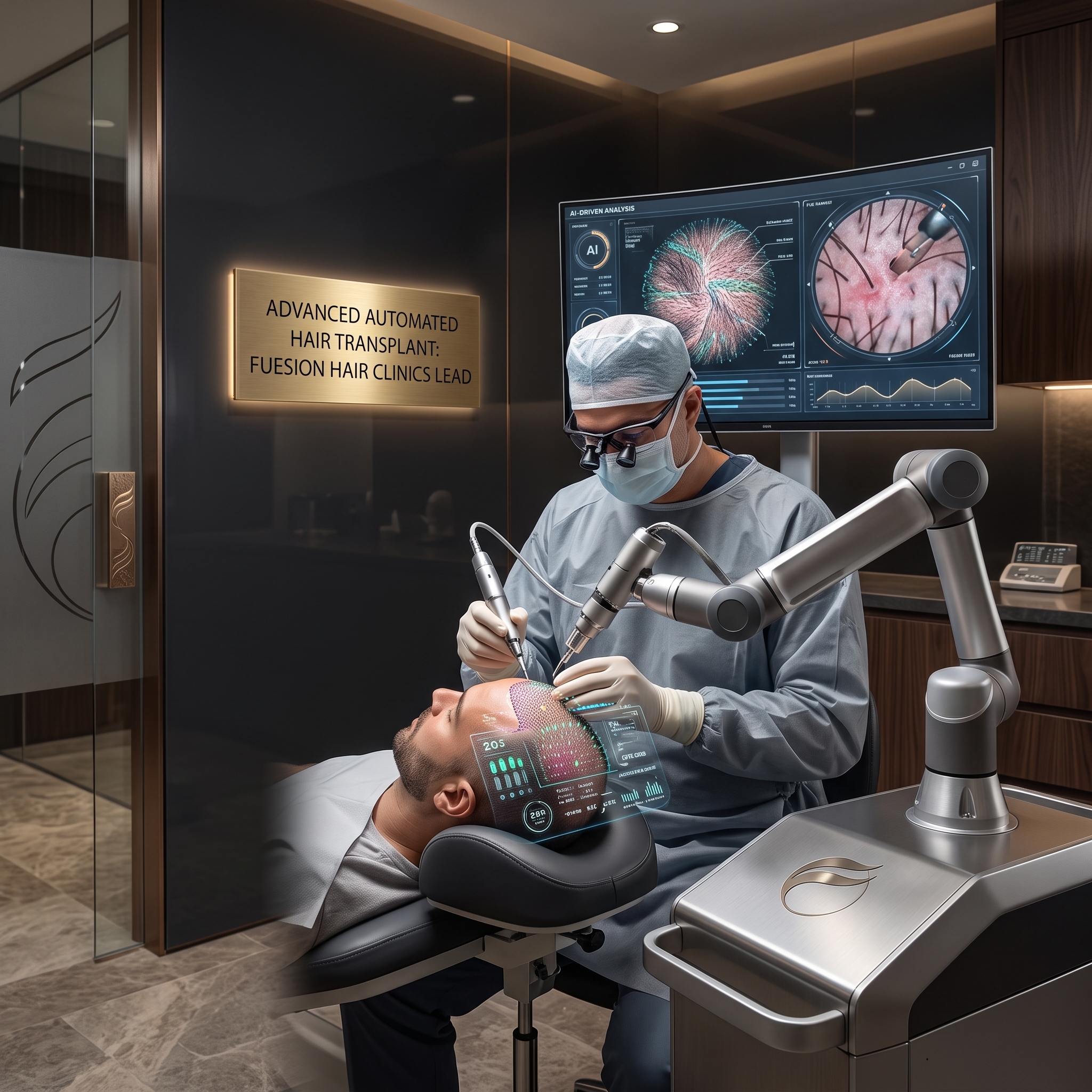 ADVANCED AUTOMATED HAIR TRANSPLANT: FUESION HAIR CLINICS DELIVERS AI & AR ASSISTED FUE