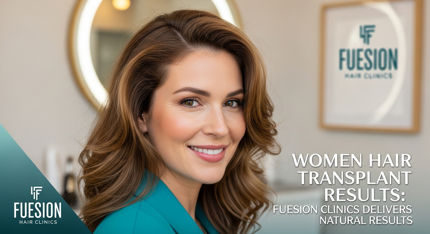 WOMEN HAIR TRANSPLANT RESULTS: FUESION HAIR CLINICS DELIVERS NATURAL RESULTS