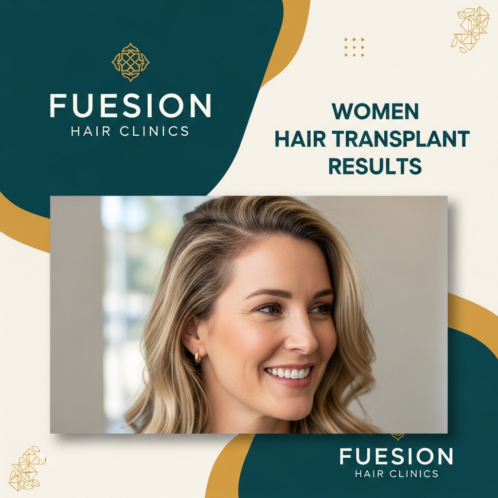 WOMEN HAIR TRANSPLANT RESULTS: FUESION HAIR CLINICS DELIVERS NATURAL RESULTS
