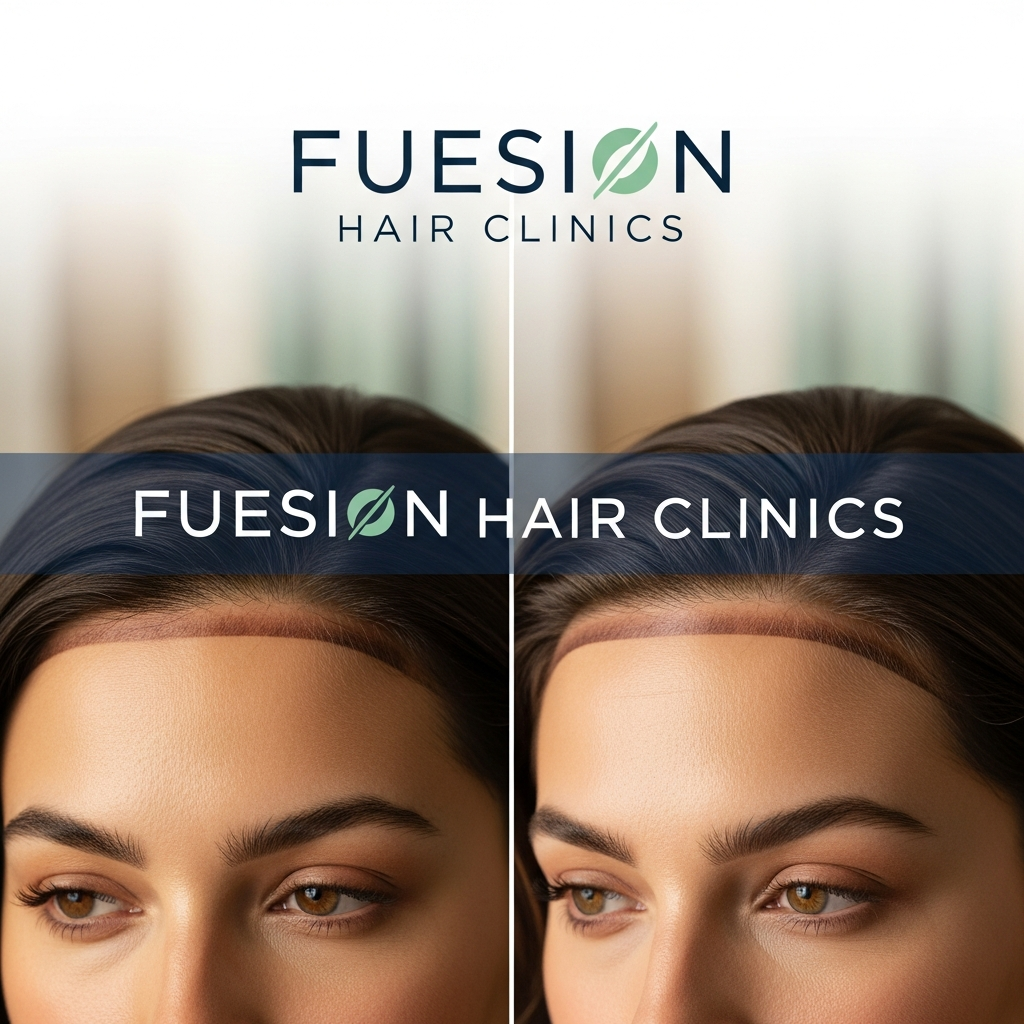 HAIR TRANSPLANT WOMEN FOREHEAD: FUESION HAIR CLINICS DELIVERS NATURAL FEMININE HAIRLINES