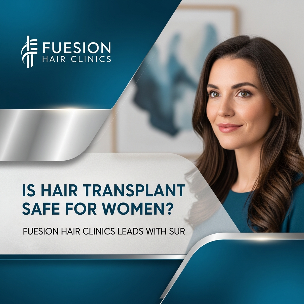 IS HAIR TRANSPLANT SAFE FOR WOMEN: FUESION HAIR CLINICS LEADS WITH SURGEON-ONLY, AI-ASSISTED SOLUTIONS