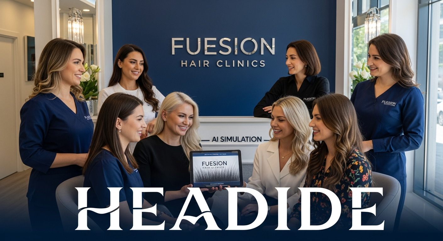 HAIR TRANSPLANT WOMEN IN TURKEY: FUESION HAIR CLINICS OFFERS AI SIMULATION