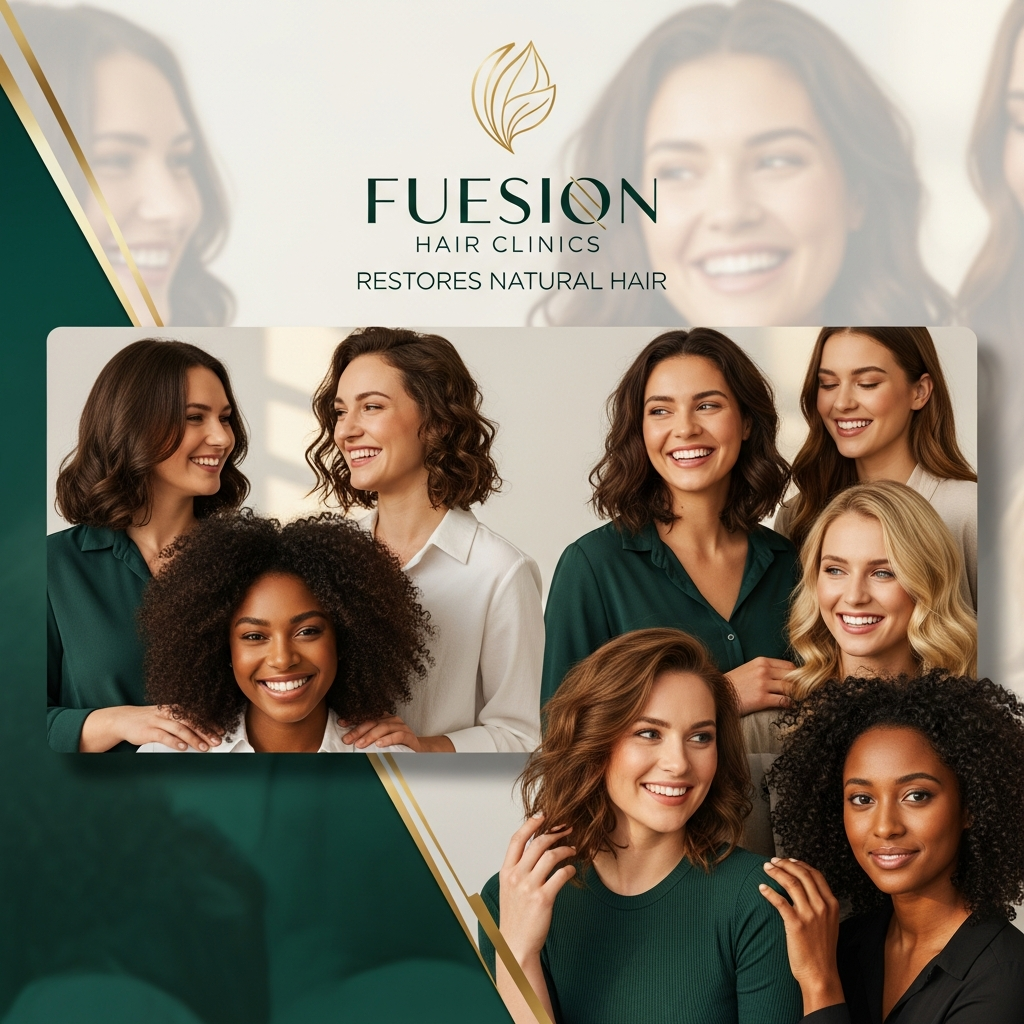 WOMEN WITH HAIR TRANSPLANT: FUESION HAIR CLINICS RESTORES NATURAL HAIR
