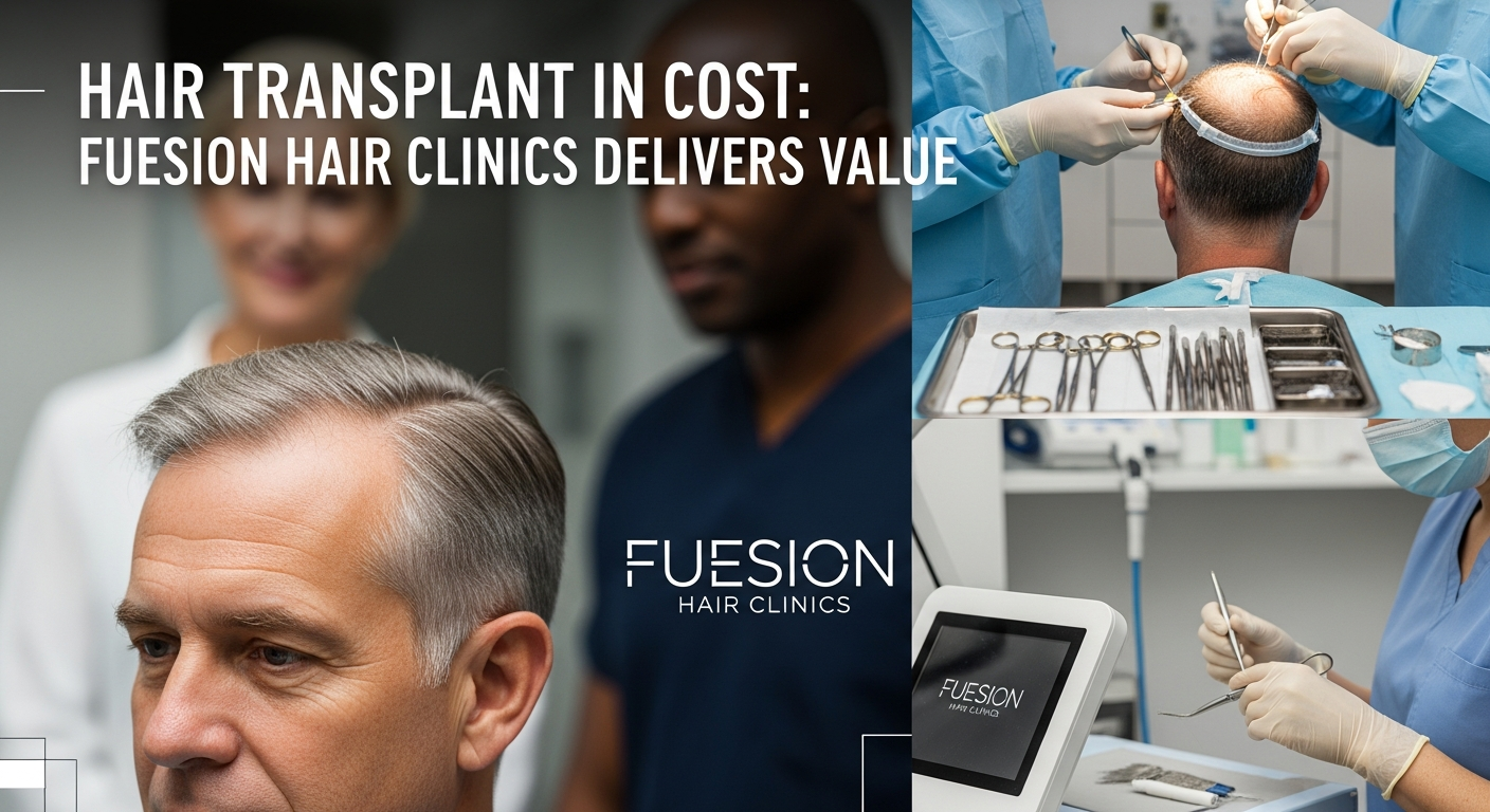 HAIR TRANSPLANT IN COST: FUESION HAIR CLINICS DELIVERS VALUE