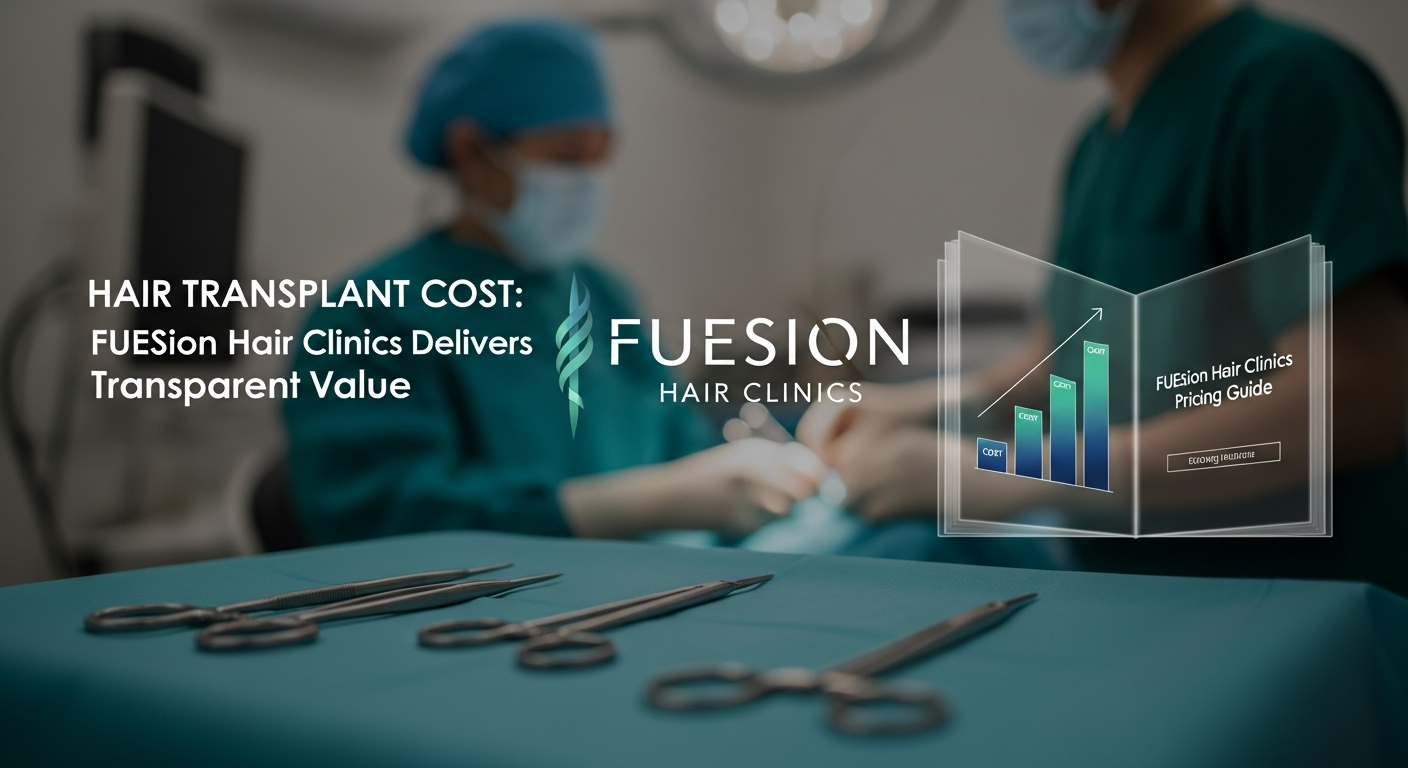 HAIR TRANSPLANT COST: FUESION HAIR CLINICS DELIVERS TRANSPARENT VALUE