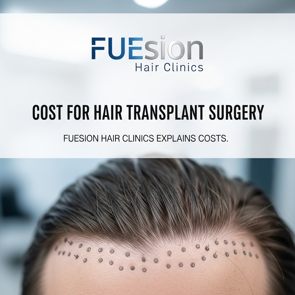 COST FOR HAIR TRANSPLANT SURGERY: FUESION HAIR CLINICS EXPLAINS COSTS