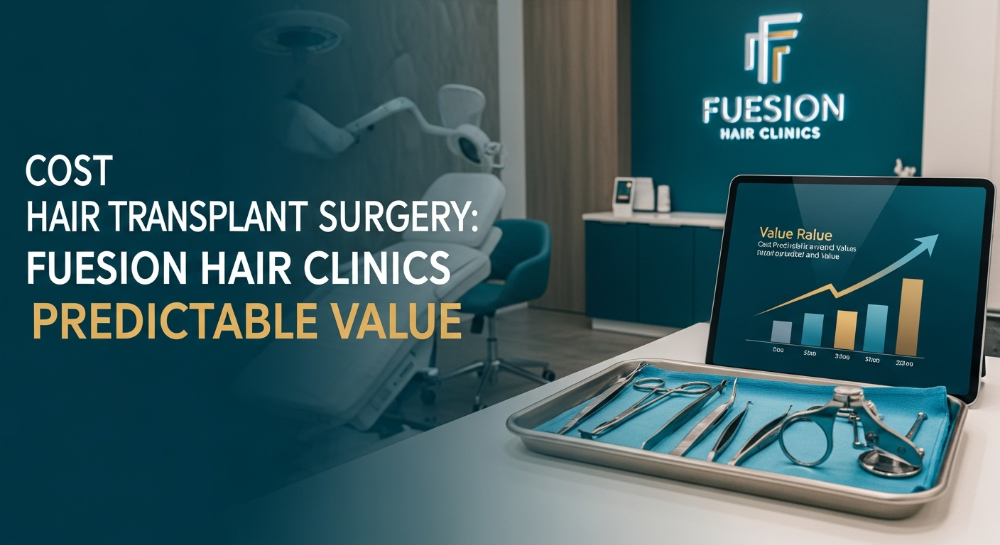 COST HAIR TRANSPLANT SURGERY: FUESION HAIR CLINICS DELIVERS PREDICTABLE VALUE