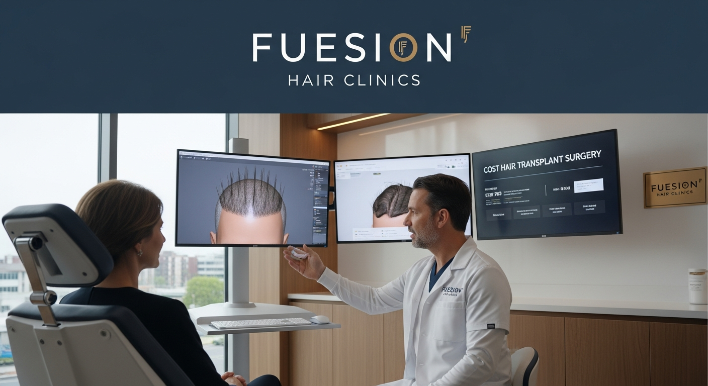 COST HAIR TRANSPLANT SURGERY: FUESION HAIR CLINICS SURGEON EXPERTISE