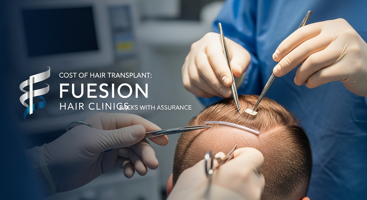 COST OF HAIR TRANSPLANT: FUESION HAIR CLINICS BACKS RESULTS WITH ASSURANCE