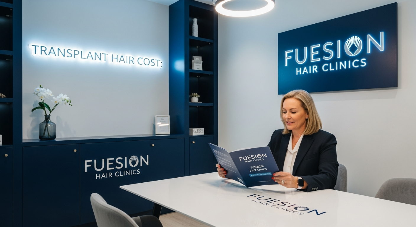 TRANSPLANT HAIR COST: FUESION HAIR CLINICS TRANSPARENT PRICING