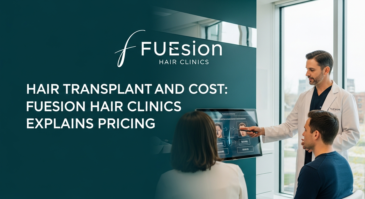 HAIR TRANSPLANT AND COST: FUESION HAIR CLINICS EXPLAINS PRICING