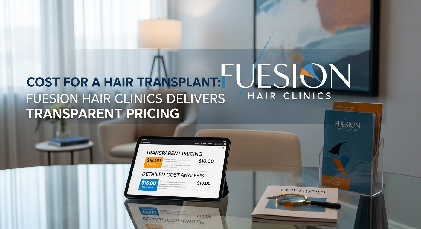 COST FOR A HAIR TRANSPLANT: FUESION HAIR CLINICS DELIVERS TRANSPARENT PRICING