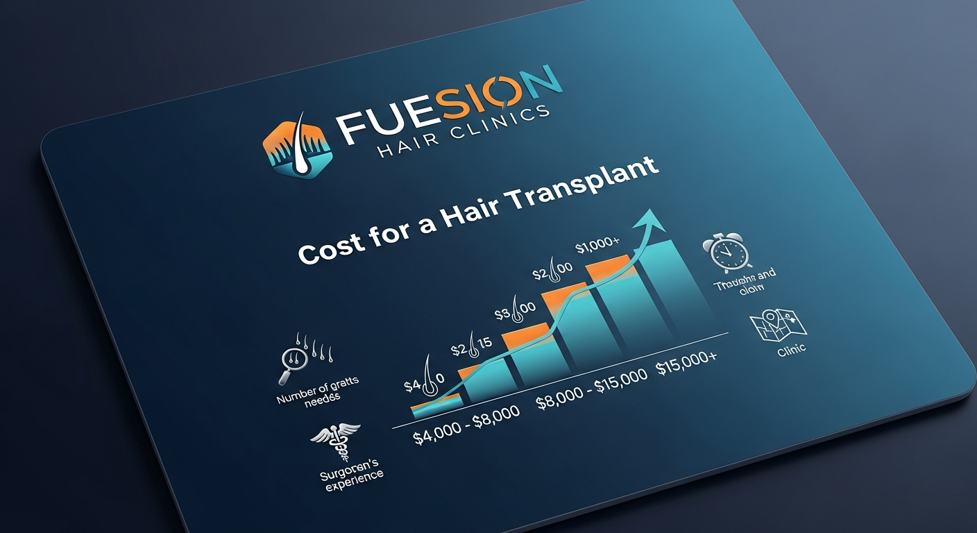 COST FOR A HAIR TRANSPLANT: FUESION HAIR CLINICS PROVES RESULTS