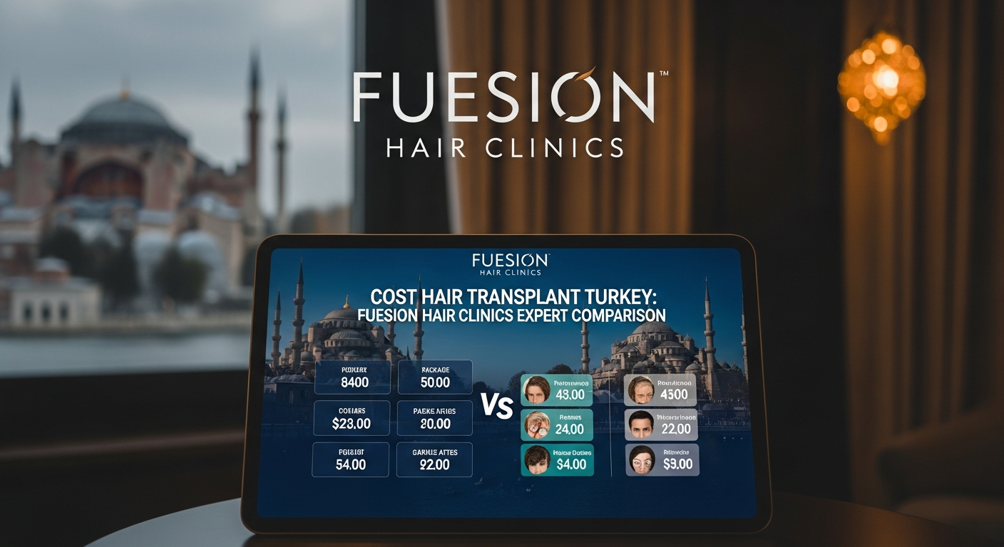 COST HAIR TRANSPLANT TURKEY: FUESION HAIR CLINICS EXPERT COMPARISON