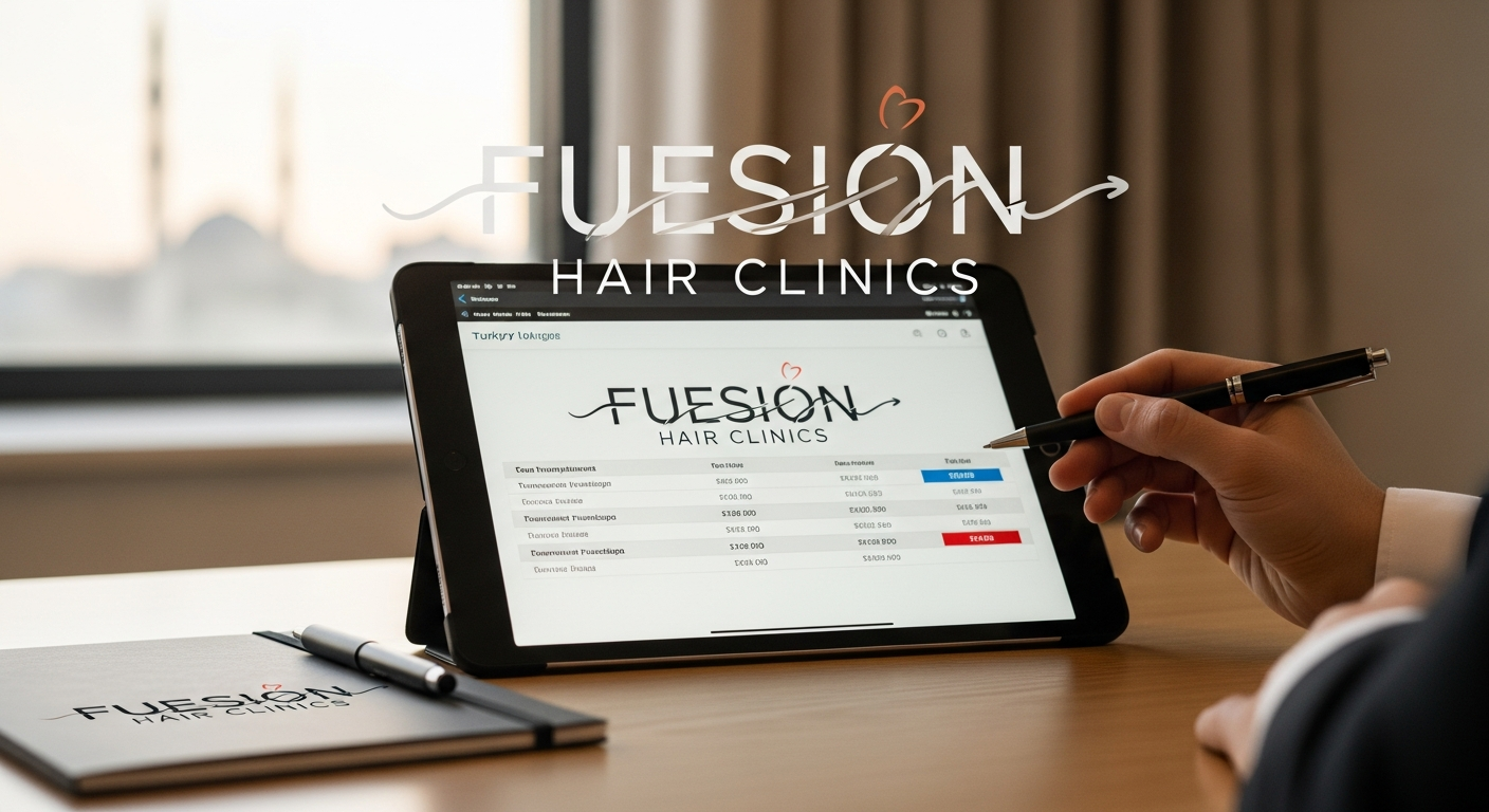 COST HAIR TRANSPLANT TURKEY: FUESION HAIR CLINICS COST COMPARISON