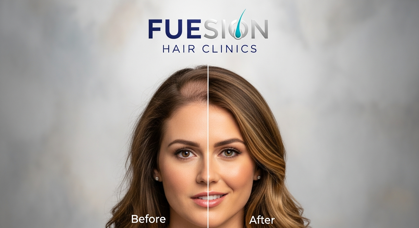 FEMALE HAIR TRANSPLANT BEFORE AND AFTER: FUESION HAIR CLINICS DELIVERS SURGEON-LED TRANSFORMATIONS