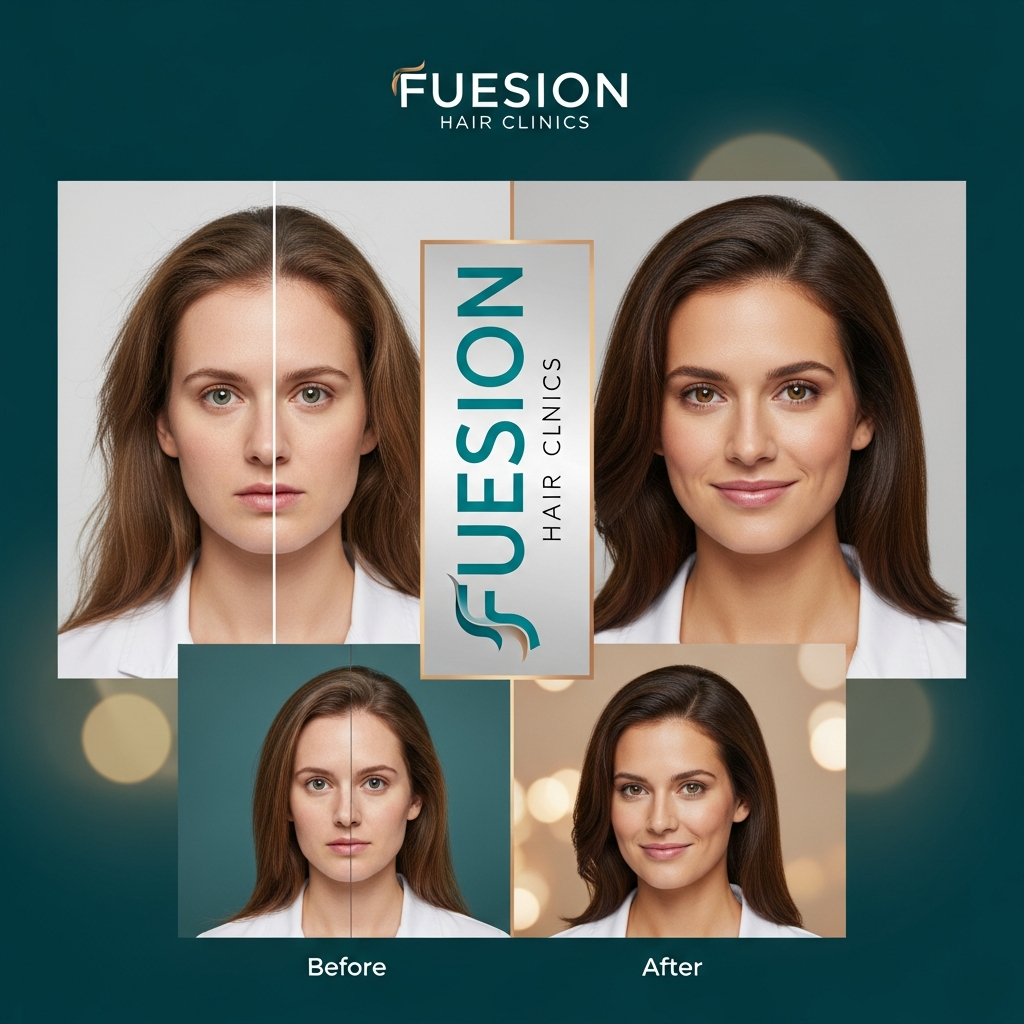 FEMALE HAIR TRANSPLANT BEFORE AND AFTER: FUESION HAIR CLINICS DELIVERS SURGEON-LED TRANSFORMATIONS