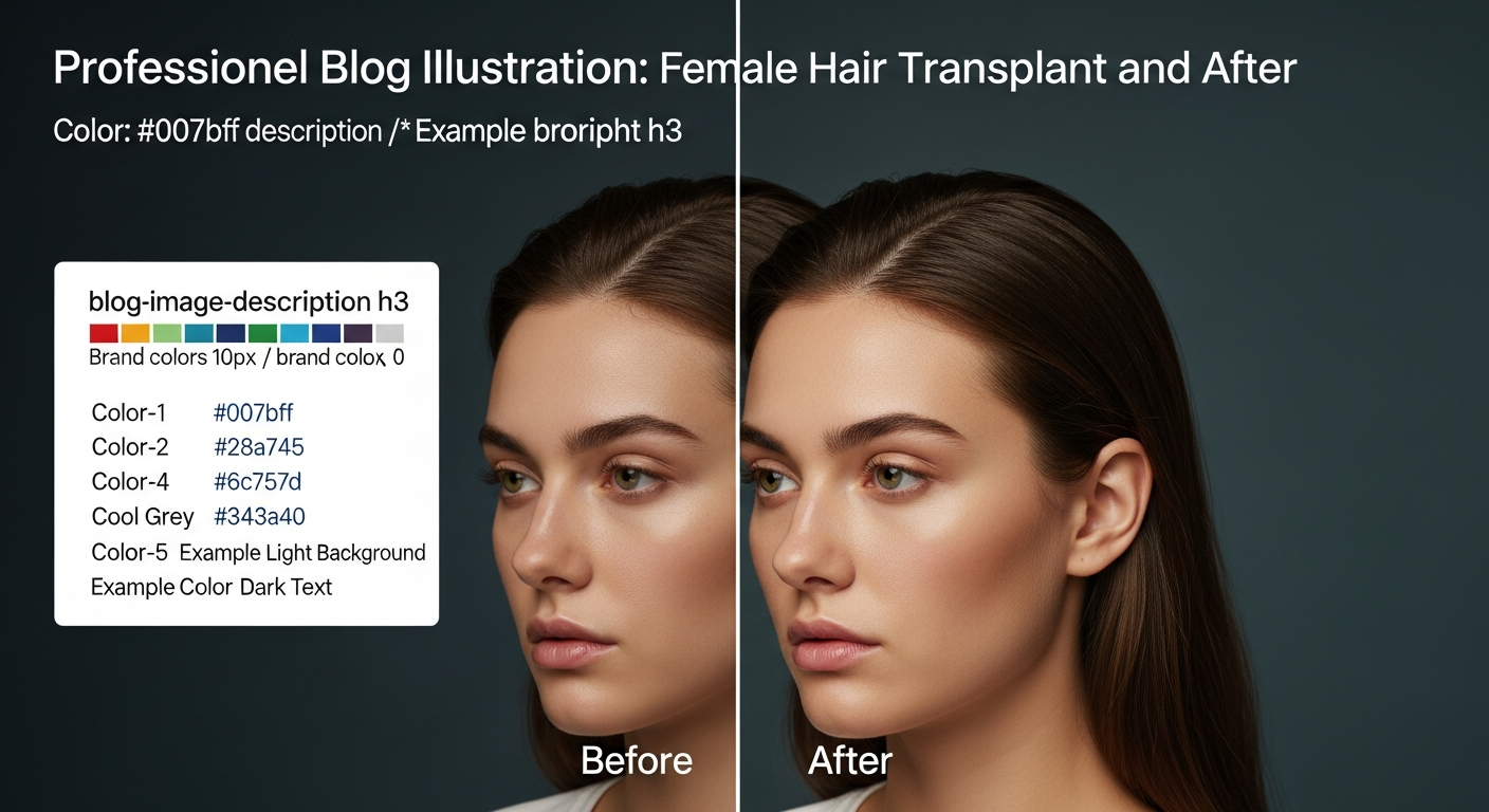 FEMALE HAIR TRANSPLANT BEFORE AND AFTER: FUESION HAIR CLINICS TRANSFORMATIONS