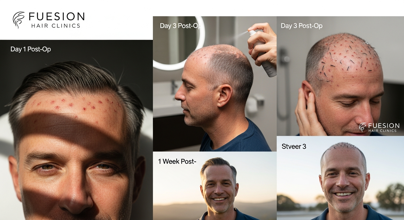 FUE HAIR TRANSPLANT RECOVERY TIMELINE: FUESION HAIR CLINICS DELIVERS PROVEN RECOVERY ROADMAP