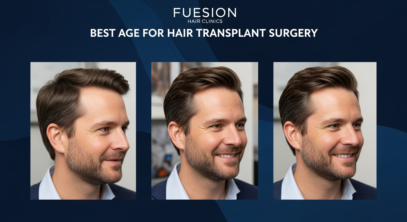 Best Age for Hair Transplant Surgery: FUEsion Hair Clinics REAL PATIENT RESULTS