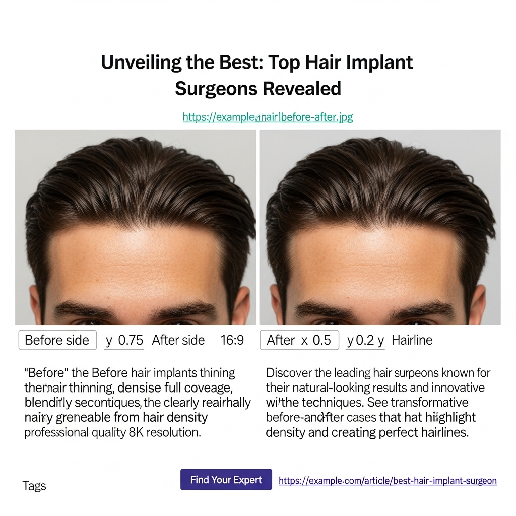 Before-and-after hair transplant result demonstrating natural hairline and restored density