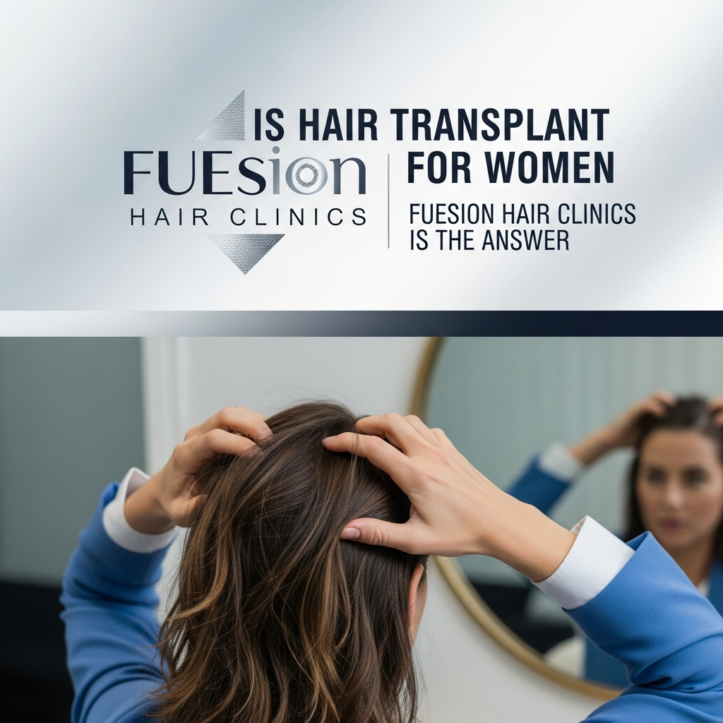 IS HAIR TRANSPLANT FOR WOMEN: FUESION HAIR CLINICS IS THE ANSWER