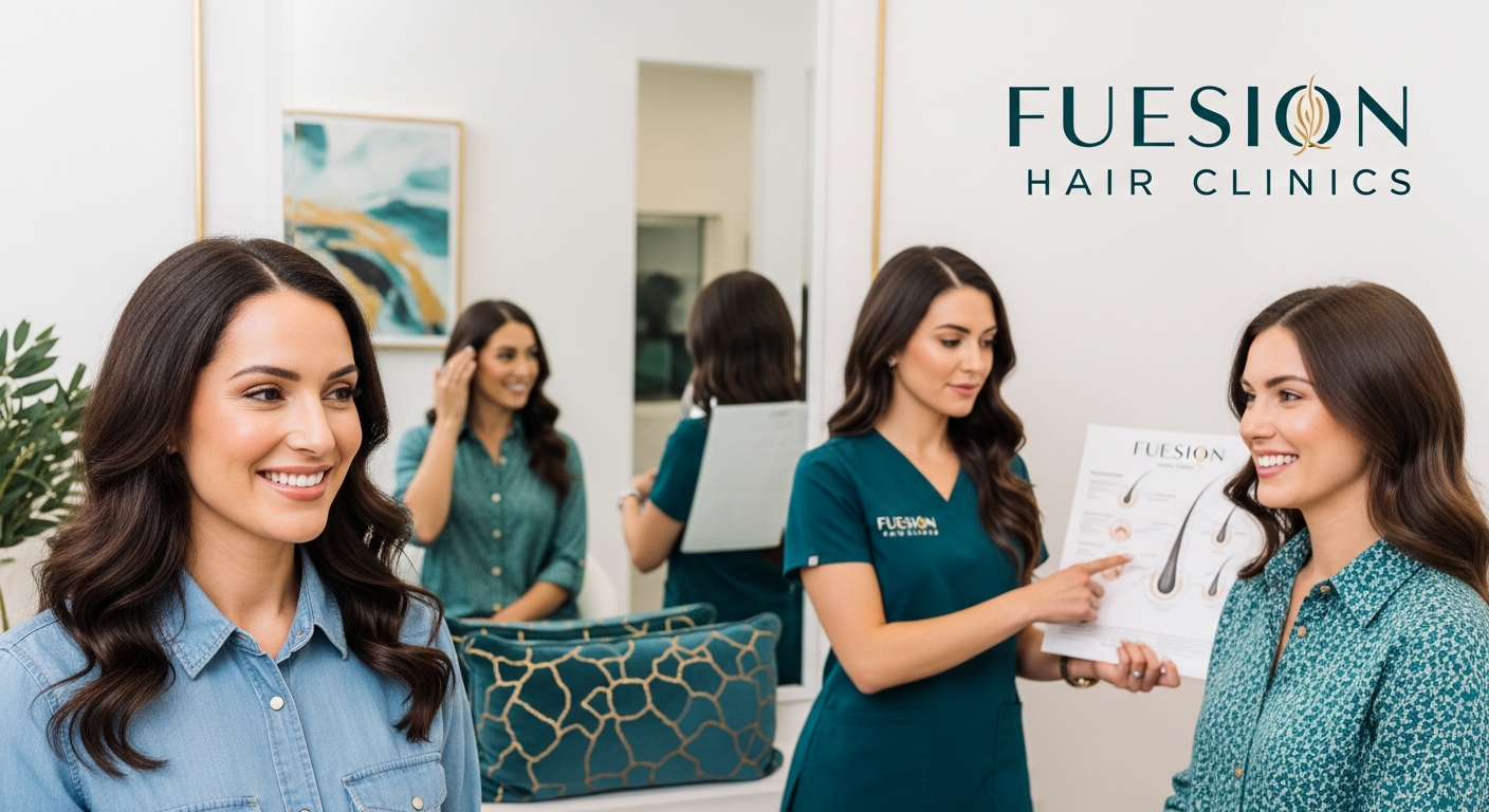 WOMEN HAIR TRANSPLANT NEAR ME: FUESION HAIR CLINICS SHARES PATIENT RESULTS