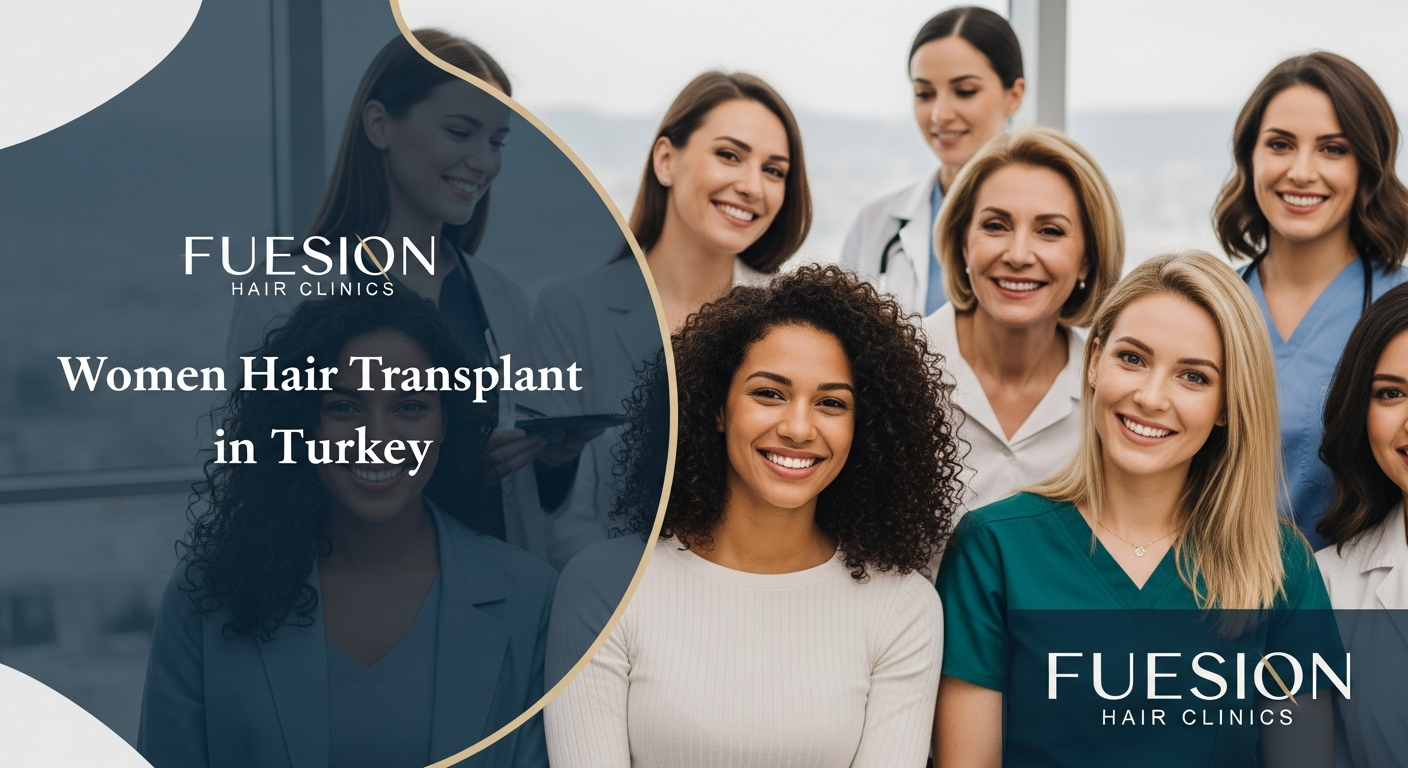 Women Hair Transplant in Turkey — FUEsion Hair Clinics Results women hair transplant in turkey: FUEsion Hair Clinics IMAGE