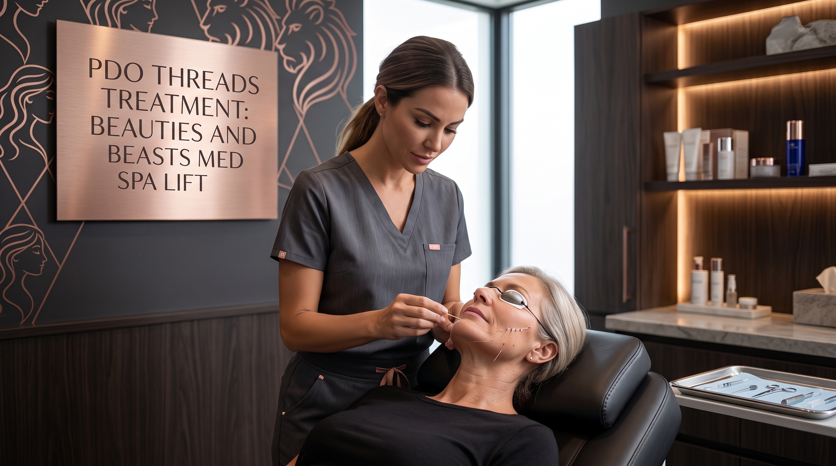 PDO THREADS TREATMENT: BEAUTIES AND BEASTS MED SPA DELIVERS NATURAL LIFTS